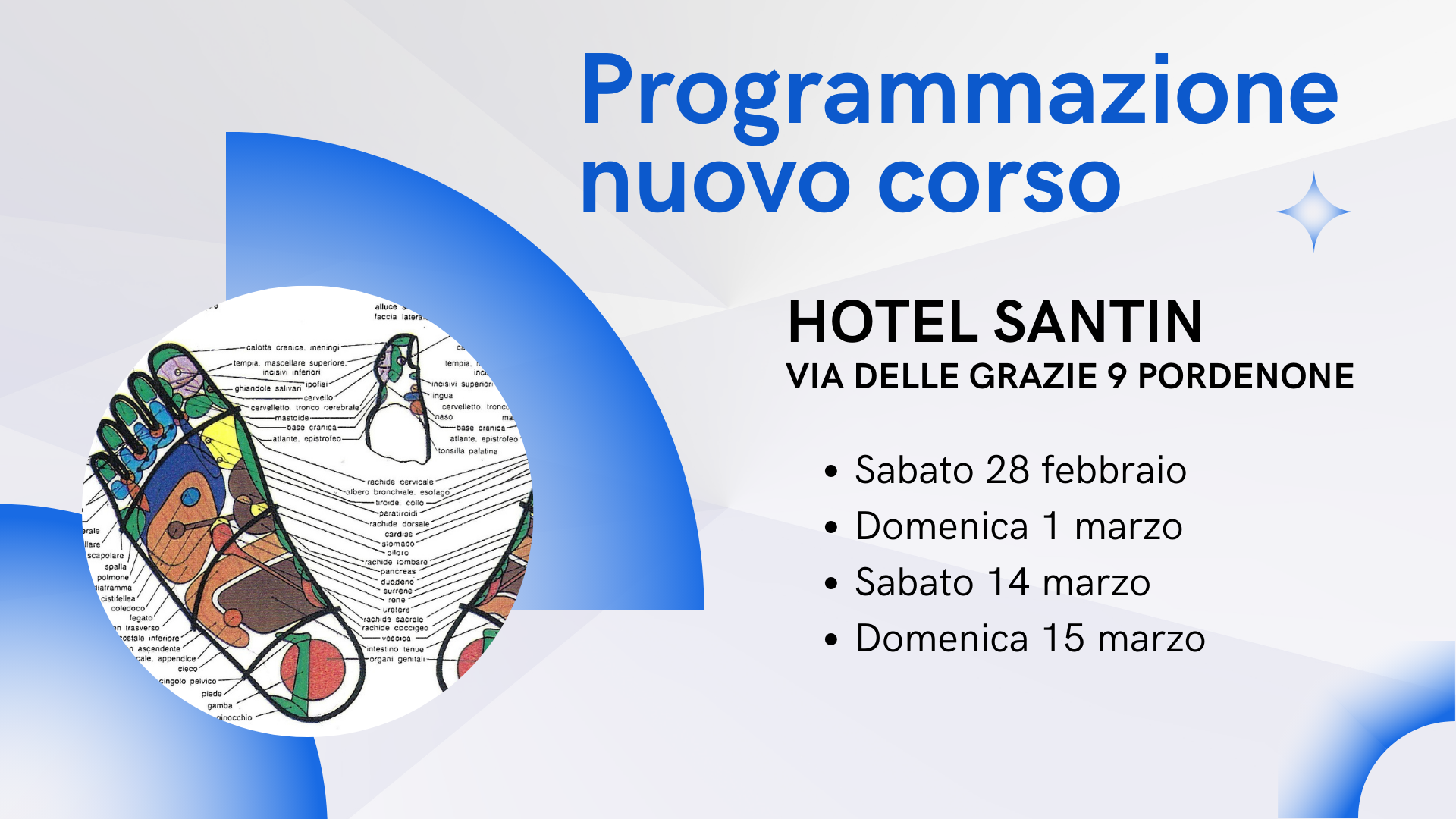 Corso base in Riflessologia Plantare